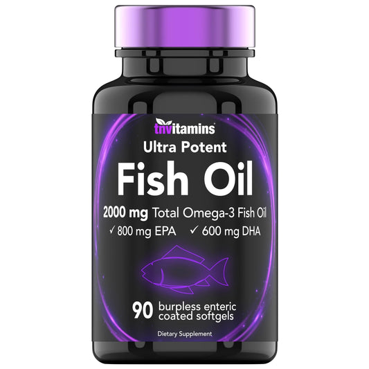 Aceite De Pescado Omega-3 Burpless: 2000Mg X 90 Cápsulas Blandas / 1400Mg De Ácidos Grasos Omega-3 Totales (800Mg EPA Y 600Mg DHA)