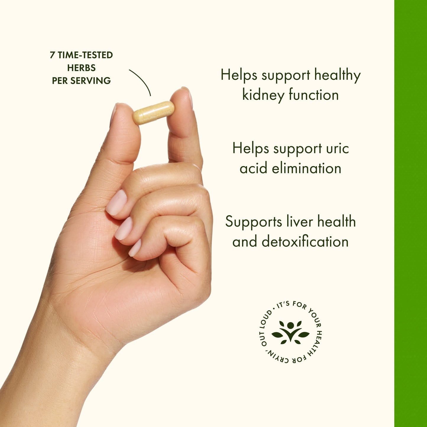 Uric Acid Cleanse - Natural Supplement Promoting Kidney Support - Features a Powerful Combination of 7 Herbs - (60 Veggie Capsules)