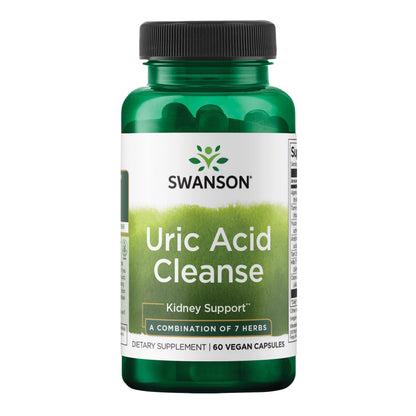 Uric Acid Cleanse - Natural Supplement Promoting Kidney Support - Features a Powerful Combination of 7 Herbs - (60 Veggie Capsules)