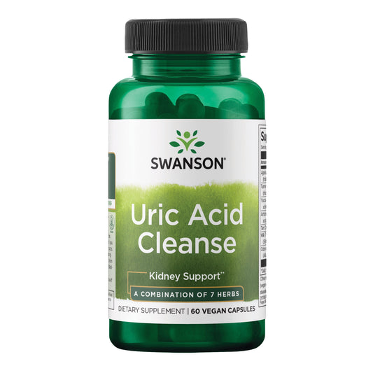 Uric Acid Cleanse - Natural Supplement Promoting Kidney Support - Features a Powerful Combination of 7 Herbs - (60 Veggie Capsules)